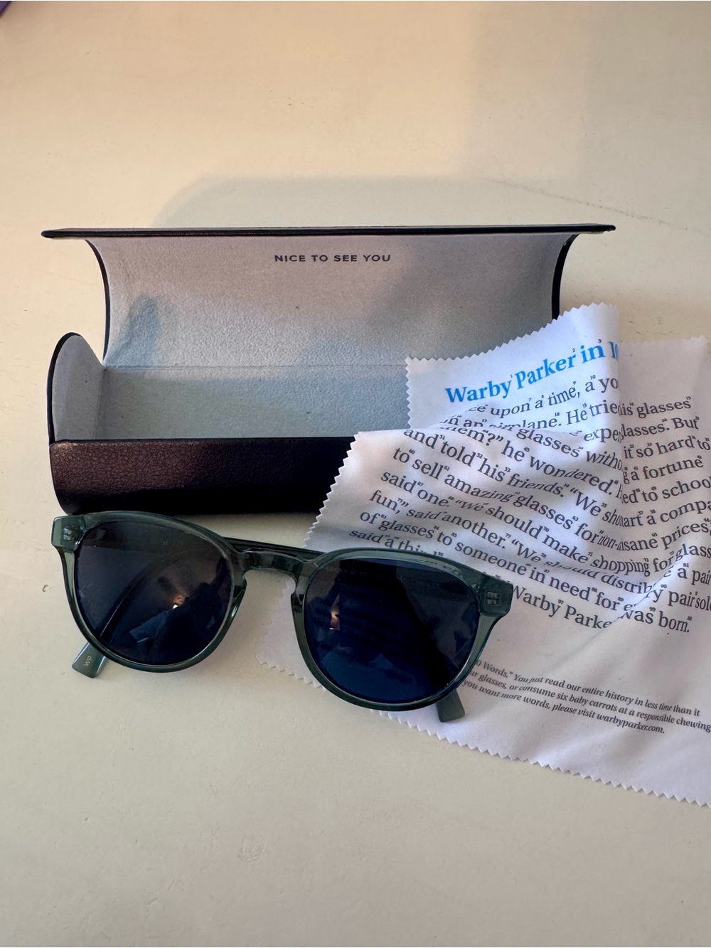 Warby Parker “Percey” Prescription Sunglasses